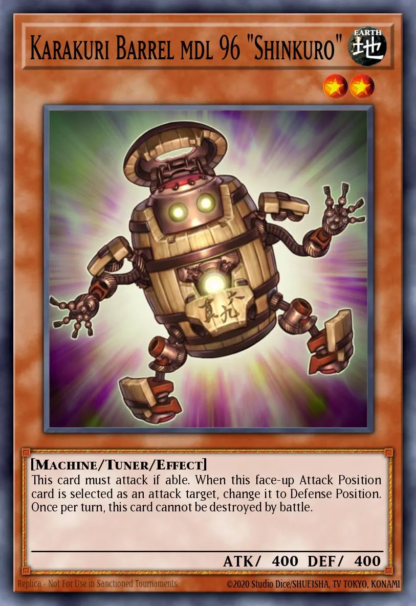 Karakuri Barrel mdl 96 "Shinkuro" · Starstrike Blast Sneak Peek Participation Card 92300891/1