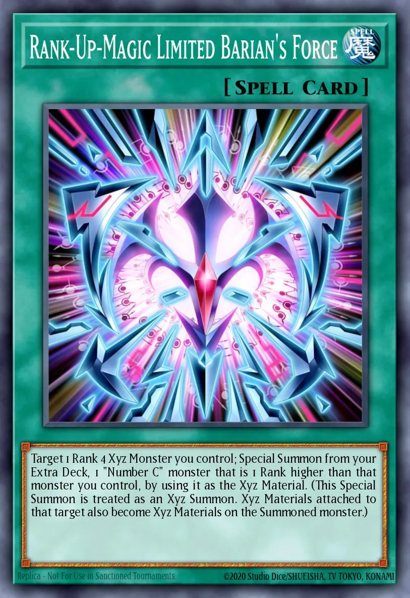 Rank-Up-Magic Limited Barian's Force · Super Starter: V for Victory 92365601/42
