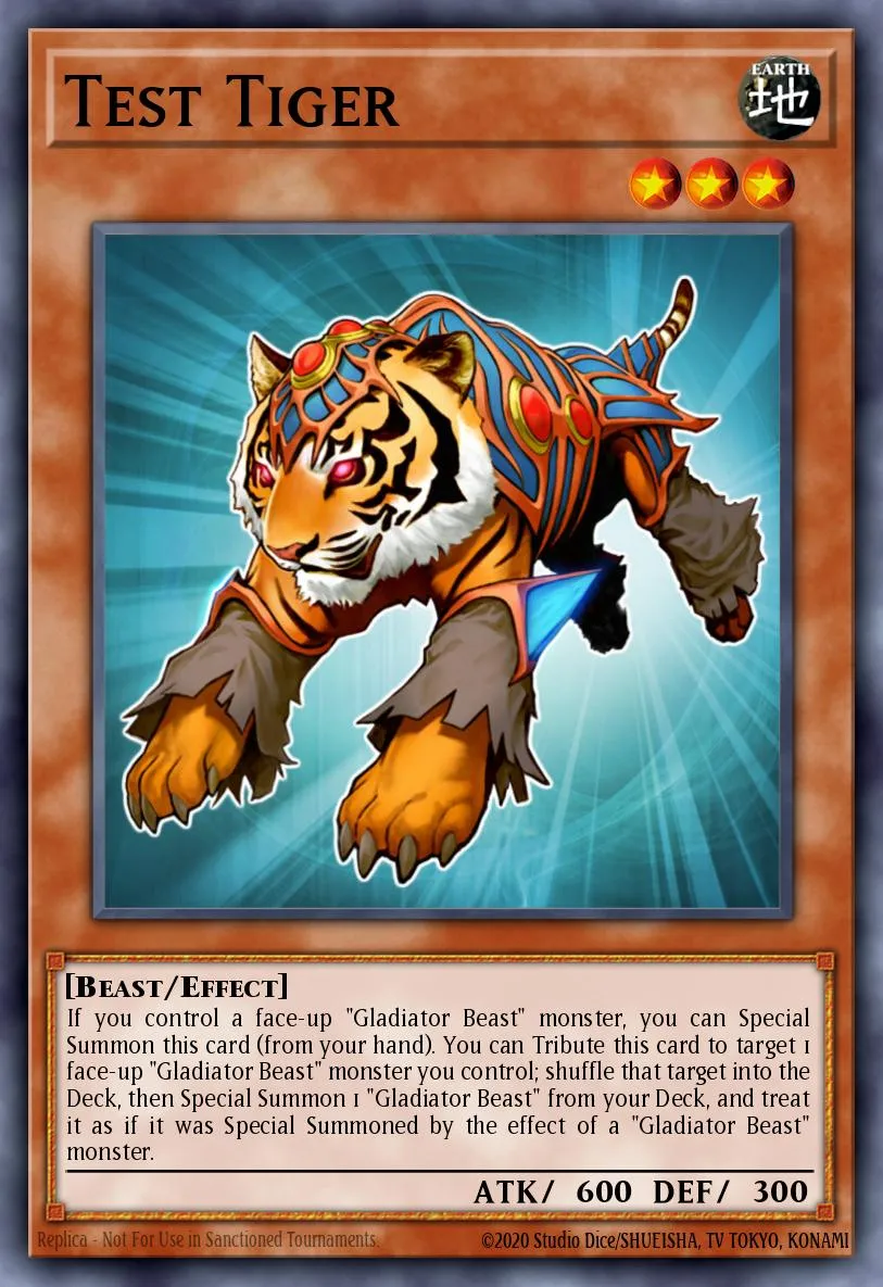 Test Tiger · Gladiator's Assault: Special Edition 92373006/2