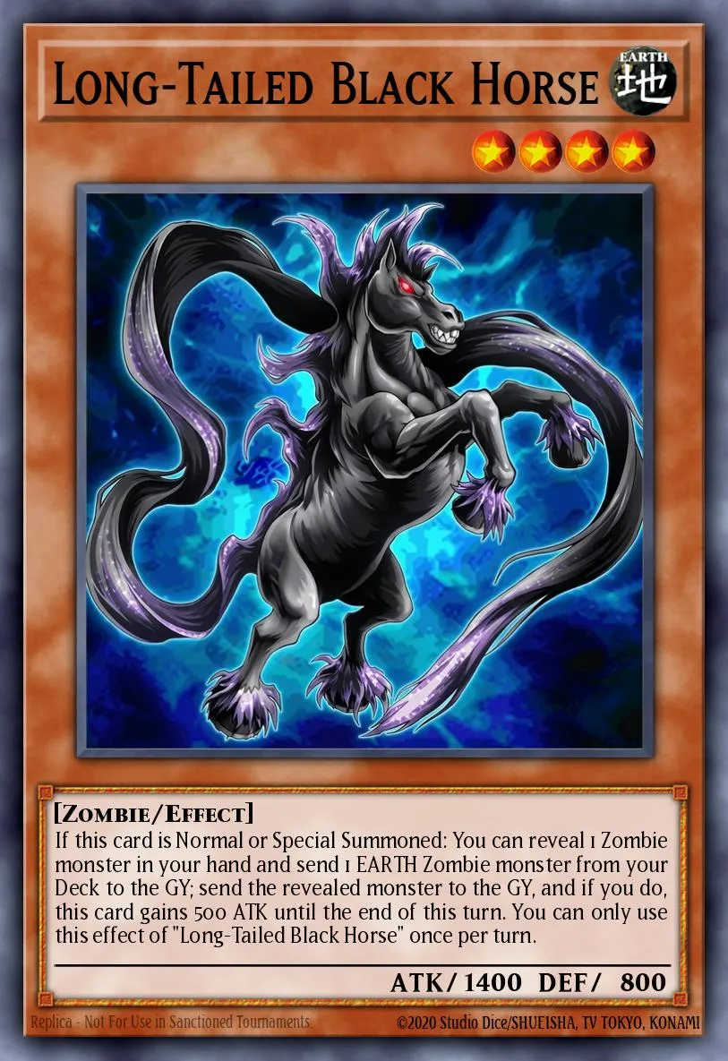 Long-Tailed Black Horse · Yu-Gi-Oh (No Set) 92447211