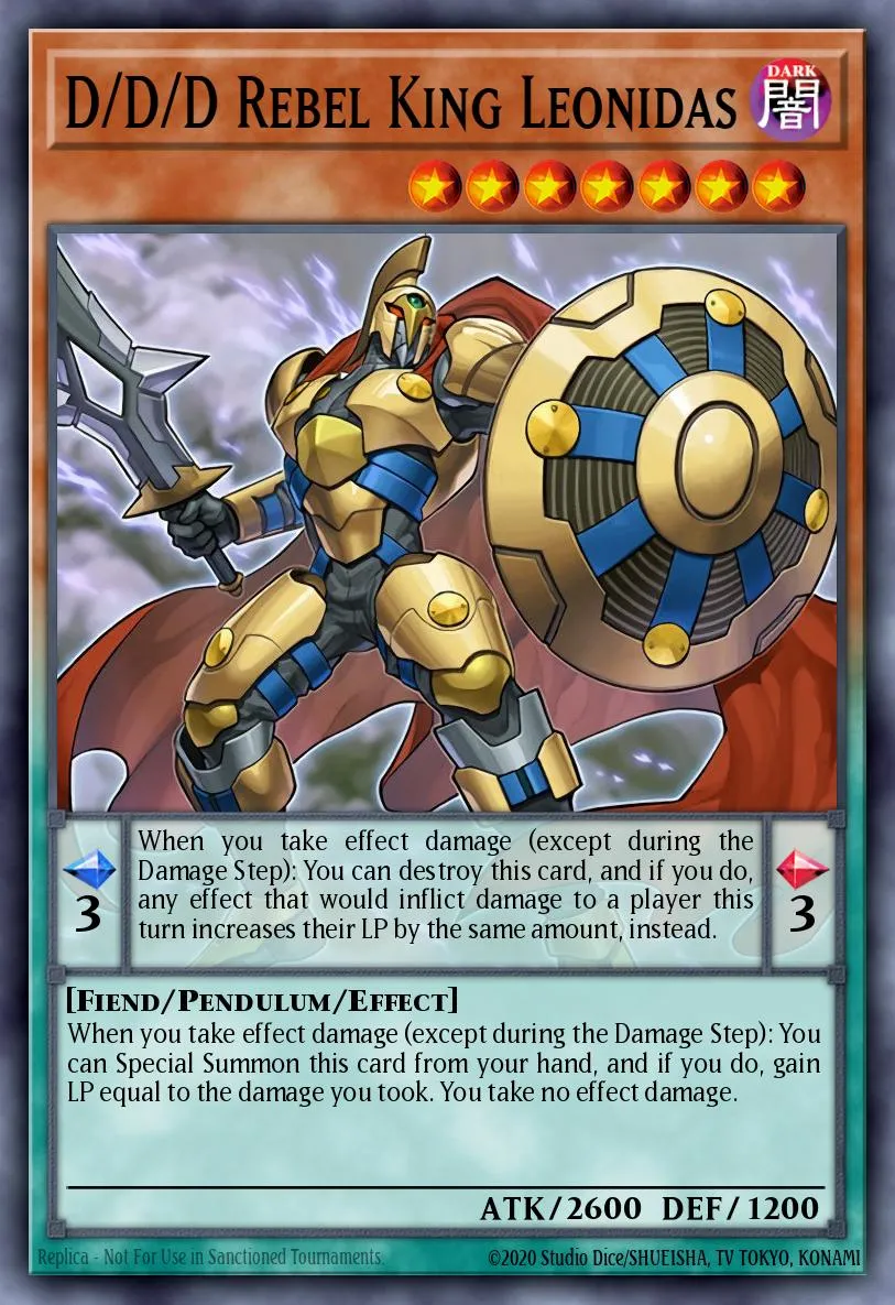 D/D/D Rebel King Leonidas · Dimension of Chaos: Special Edition 92536468/4