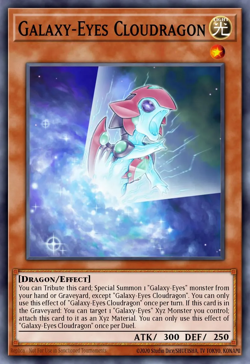 Galaxy-Eyes Cloudragon · World Superstars 9260791/50