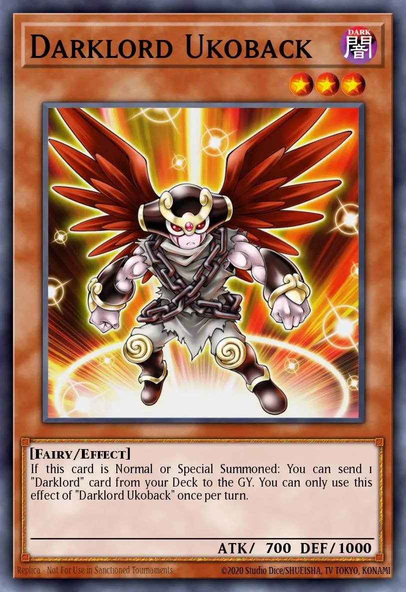 Darklord Ukoback · Duelist Saga 92807548/100