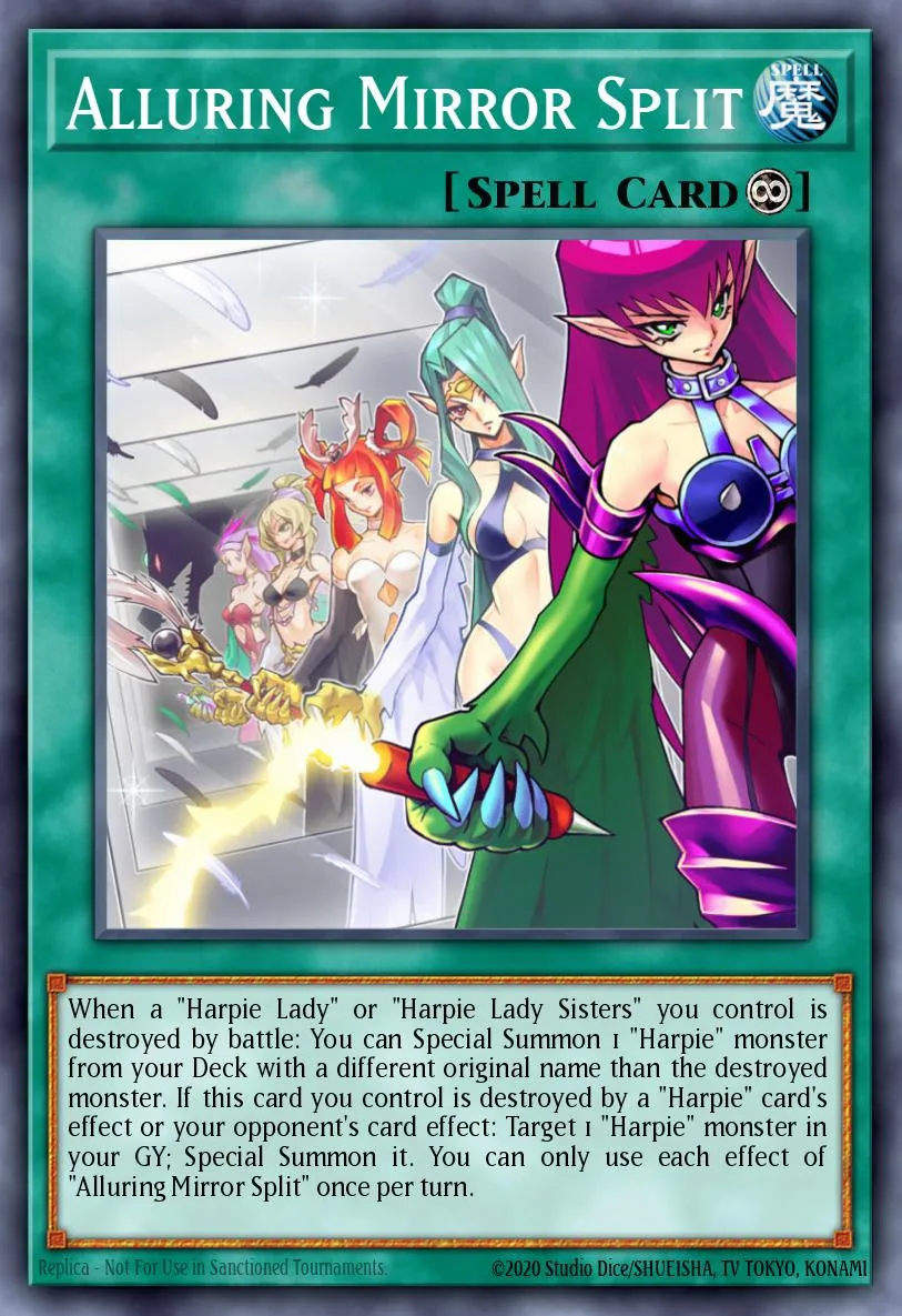 Alluring Mirror Split · Legendary Duelists: Sisters of the Rose 92881099/56