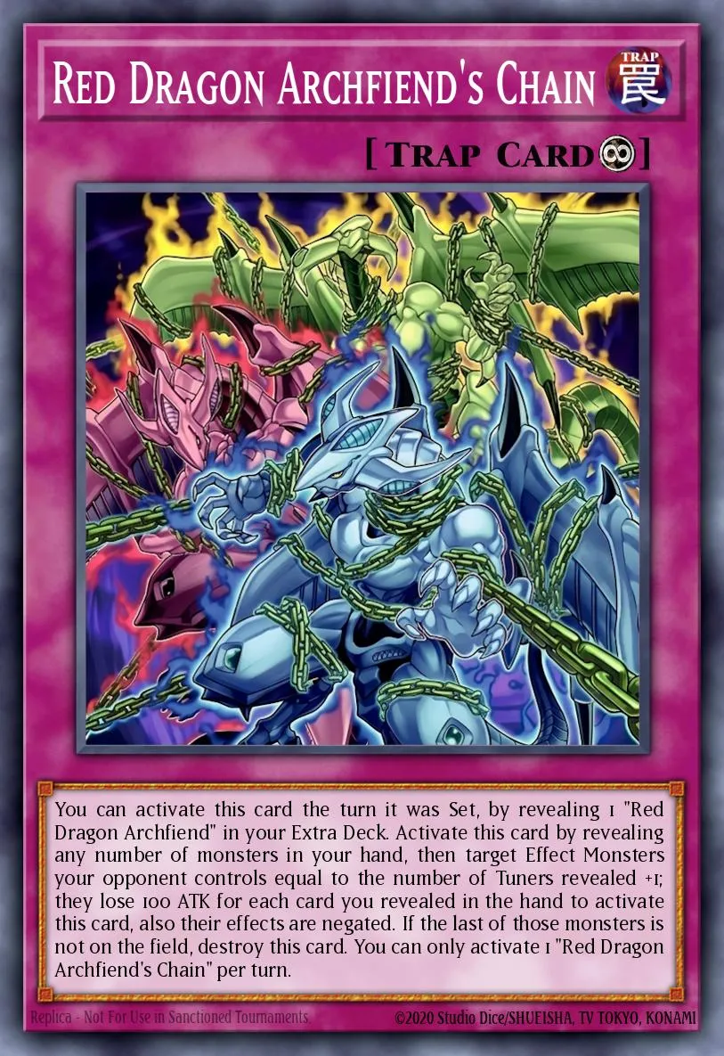 Red Dragon Archfiend's Chain · Yu-Gi-Oh (No Set) 92936364