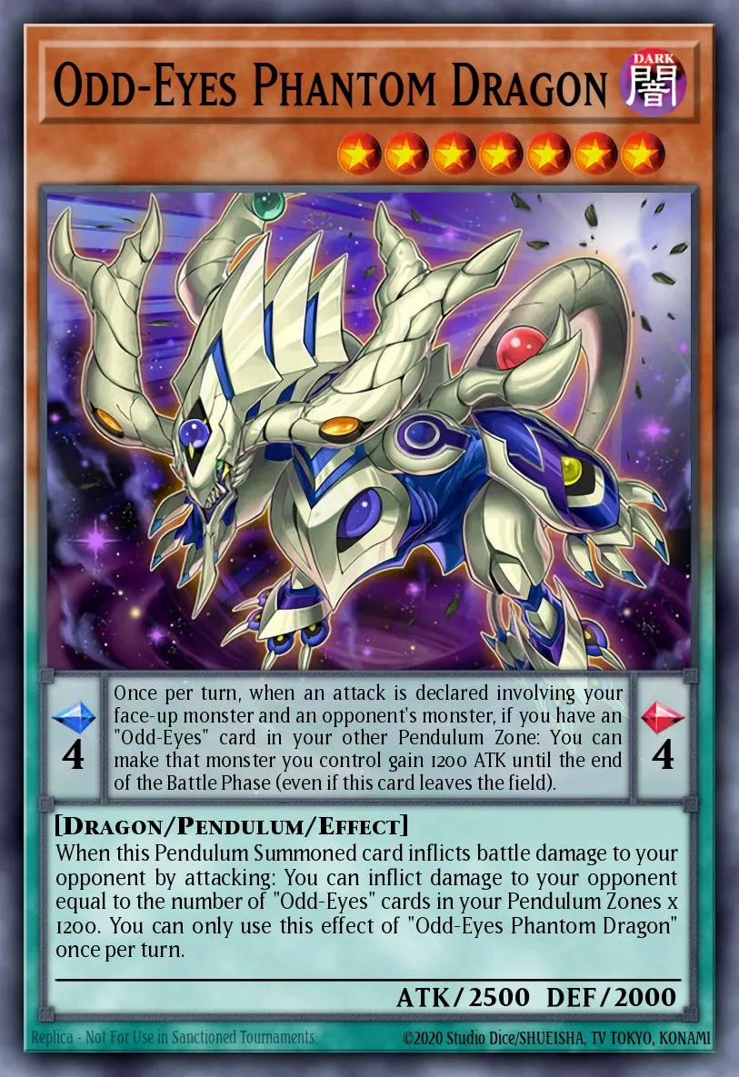 Odd-Eyes Phantom Dragon · Yu-Gi-Oh! ARC-V Volume 1 promotional card 93149655/1