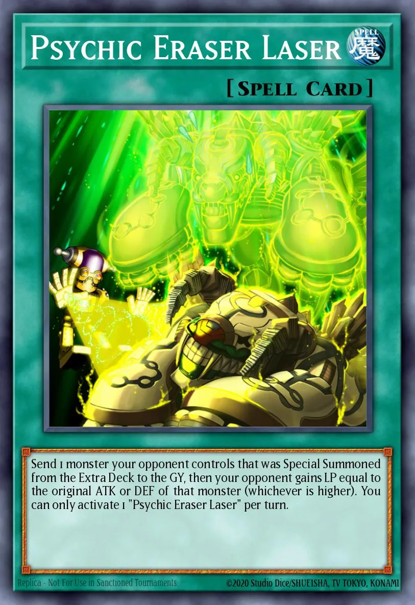 Psychic Eraser Laser · Blazing Vortex Premiere! promotional card 9322133/1