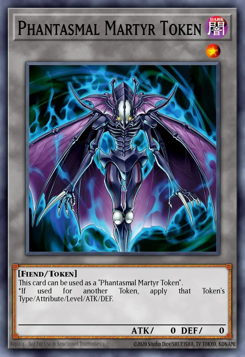 Phantasmal Martyr Token · Structure Deck: Sacred Beasts 93224849/48