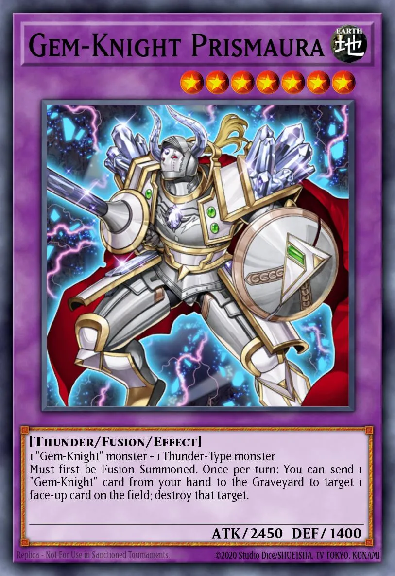 Gem-Knight Prismaura · Duel Terminal 6b 93379652/50