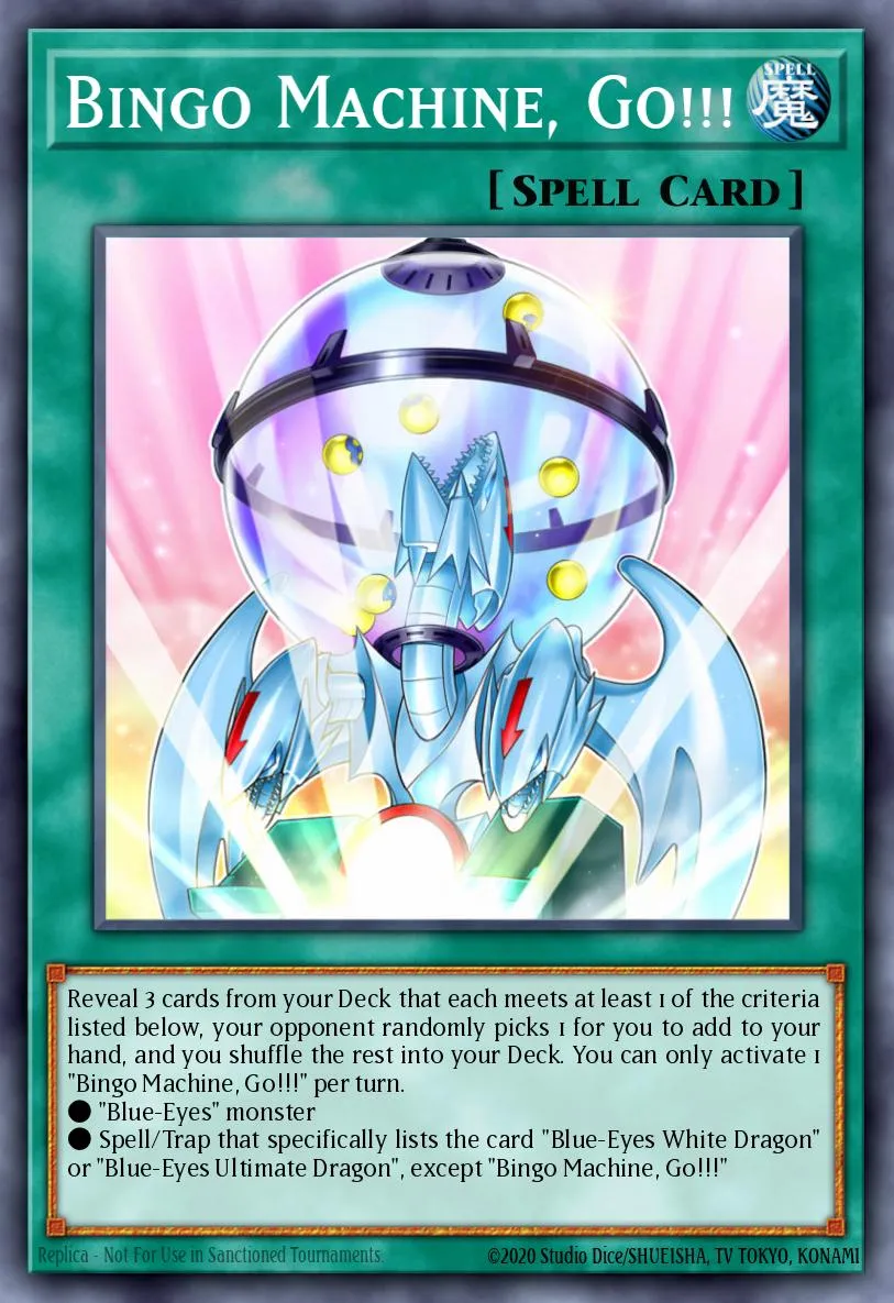 Bingo Machine, Go!!! · Legendary Duelists: White Dragon Abyss 93437091/56