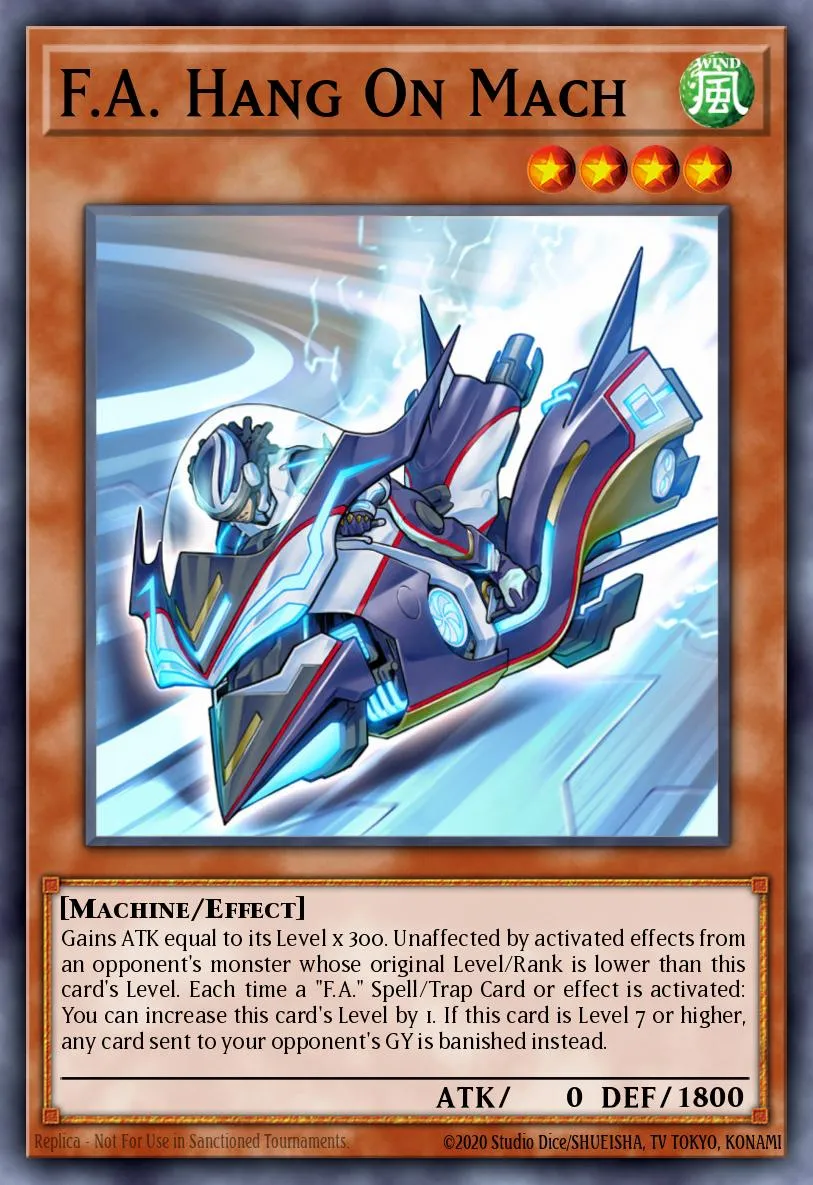 F.A. Hang On Mach · Code of the Duelist Special Edition 93449450/4
