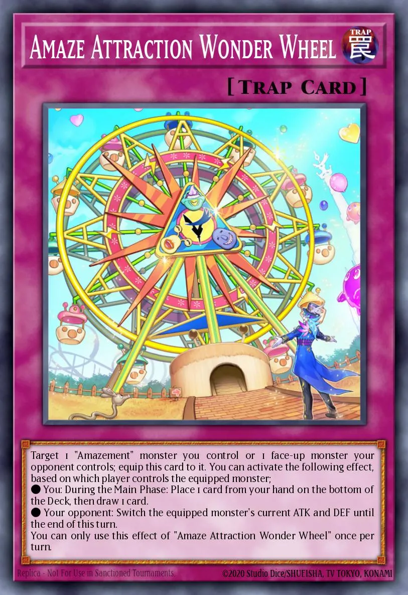Amaze Attraction Wonder Wheel · Lightning Overdrive Premiere! promotional card 93473606/1