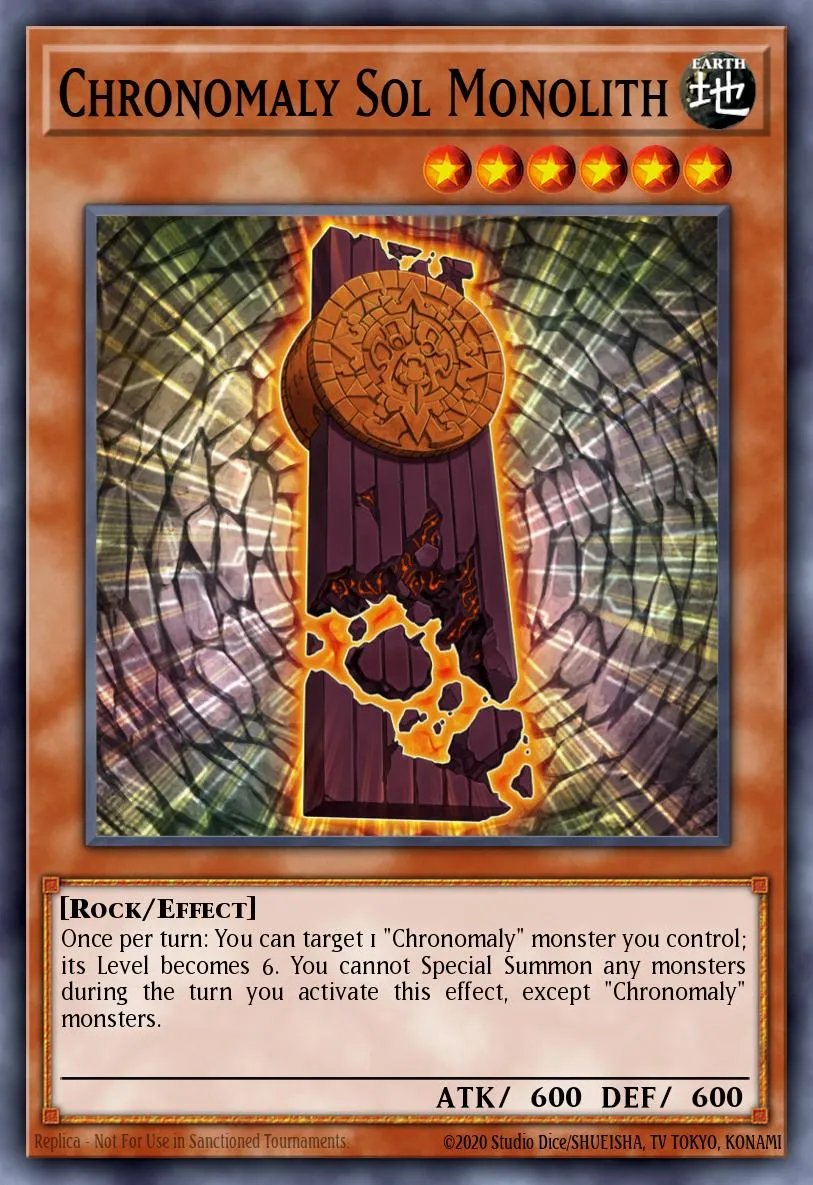 Chronomaly Sol Monolith · Number Hunters 93543806/60