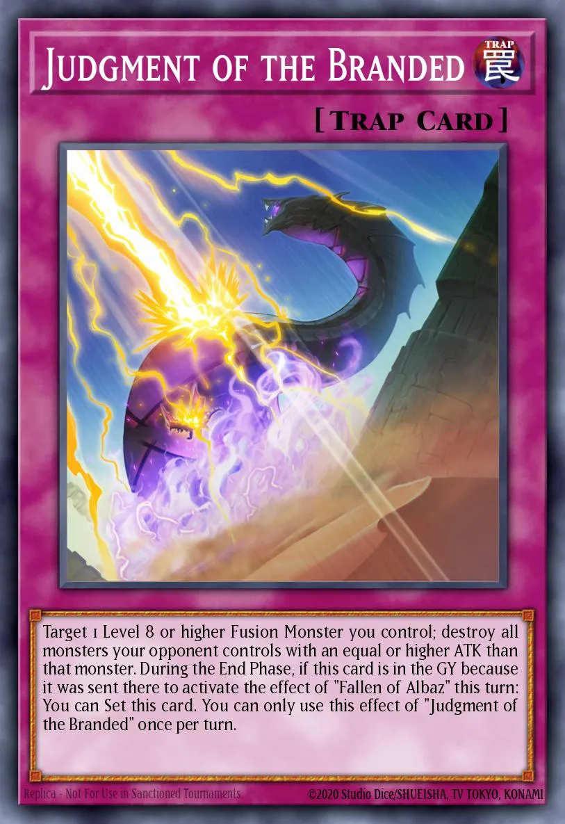 Judgment of the Branded · Lightning Overdrive Premiere! promotional card 93595154/1