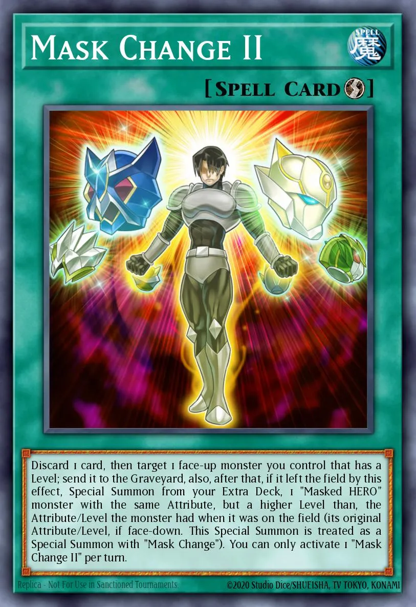 Mask Change II · HERO Strike Structure Deck 93600443/45