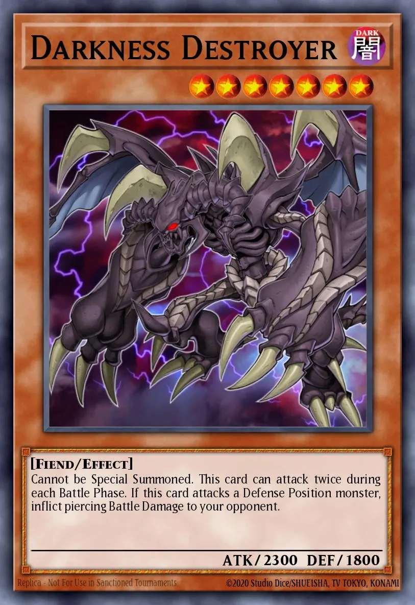 Darkness Destroyer · Yu-Gi-Oh! GX Tag Force 3 promotional cards 93709215/3