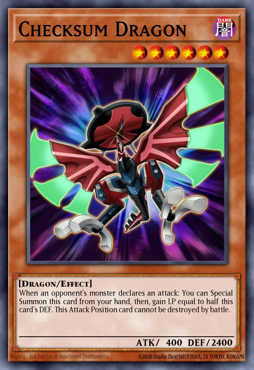 Checksum Dragon · Structure Deck: Rokket Revolt 94136469/46