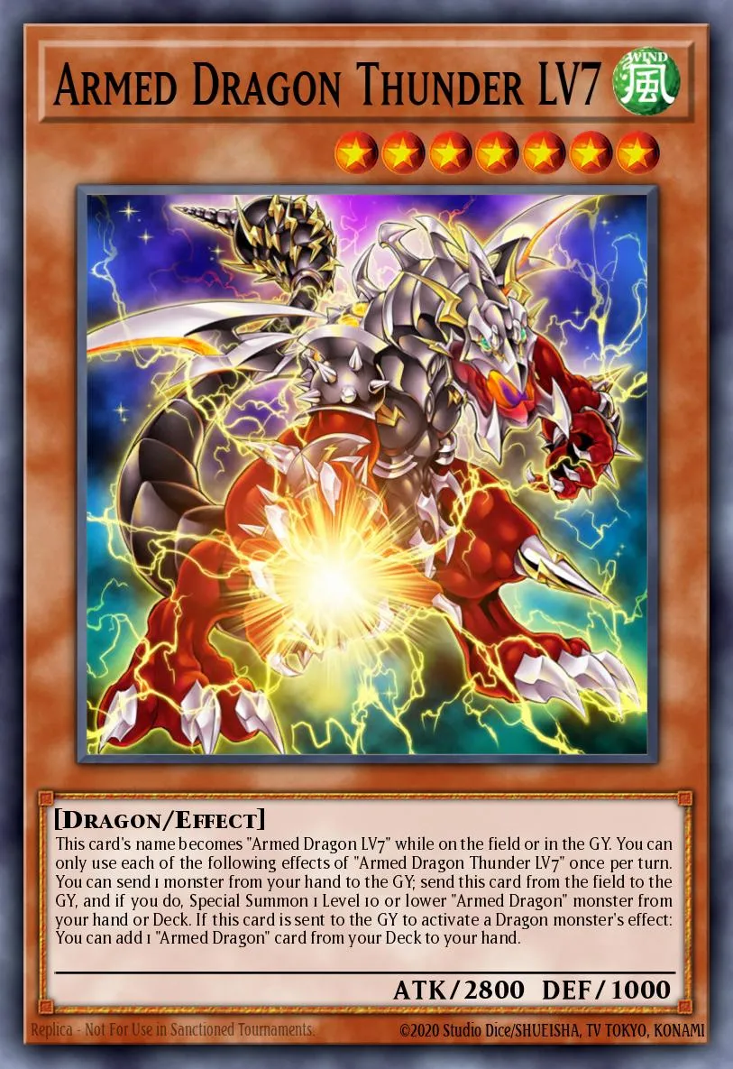 Armed Dragon Thunder LV7 · Blazing Vortex Premiere! promotional card 94141712/1