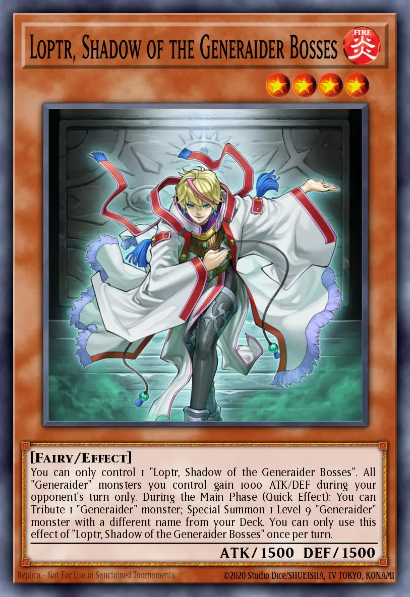 Loptr, Shadow of the Generaider Bosses · Eternity Code Premiere! promotional card 94183877/1