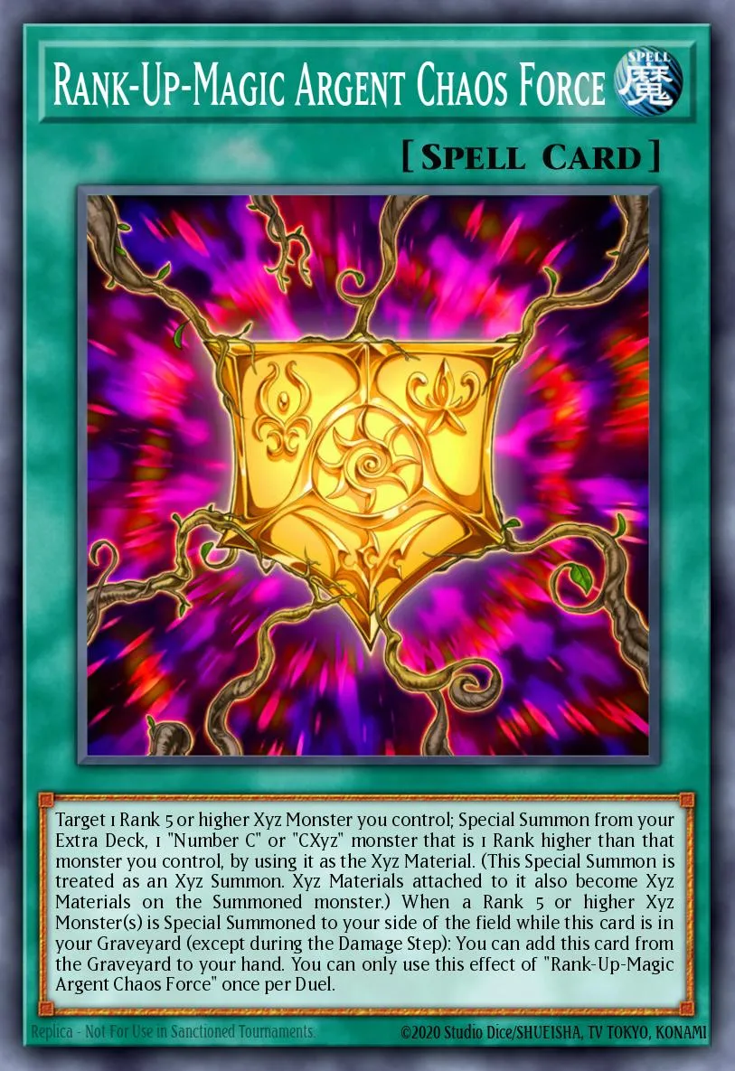 Rank-Up-Magic Argent Chaos Force · Premium Gold 94220427/90