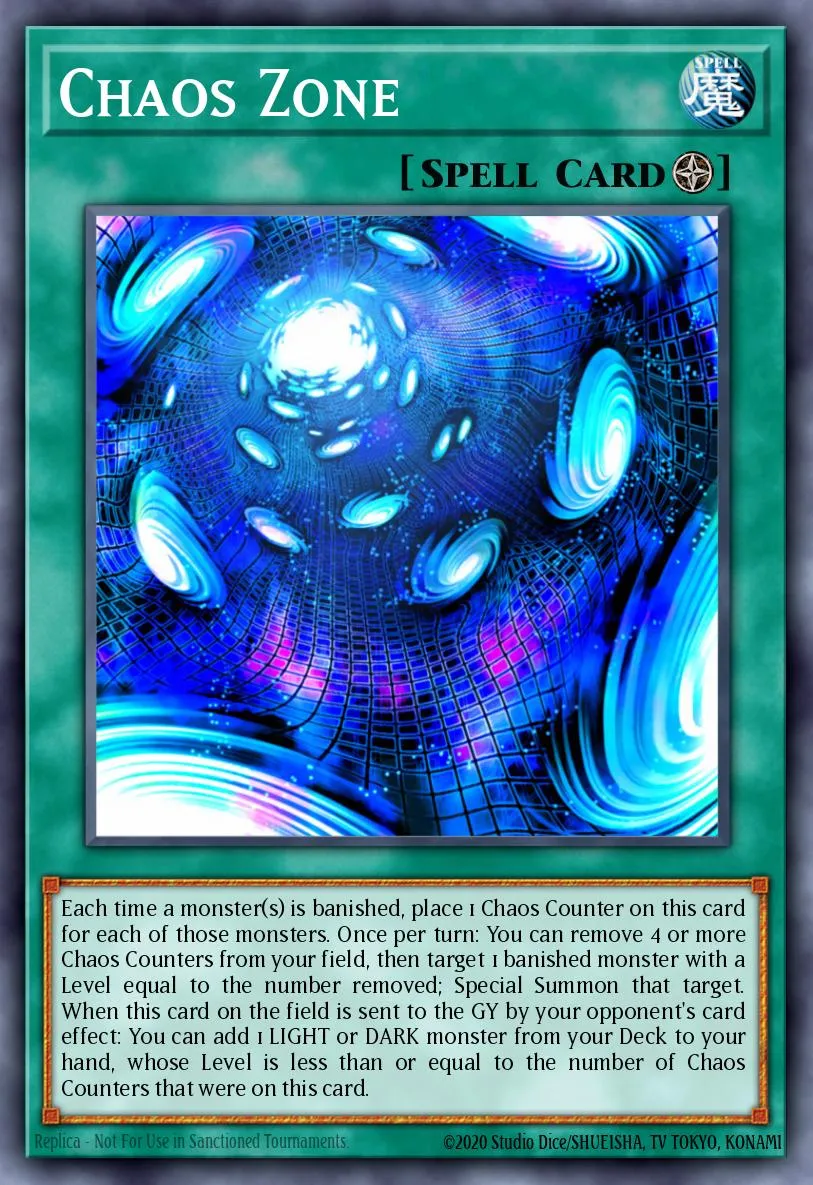 Chaos Zone · Dragons Collide Structure Deck 94243005/40