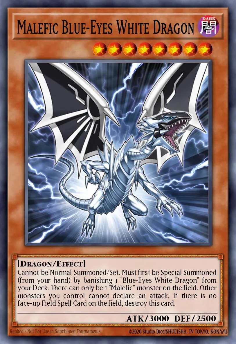Malefic Blue-Eyes White Dragon · Duelist Pack: Kaiba 9433350/40