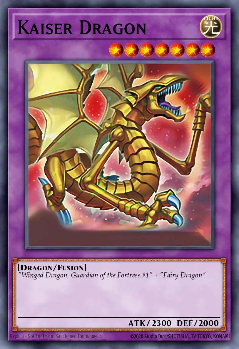 Kaiser Dragon · McDonald's Promotional Cards 2 94566432/20