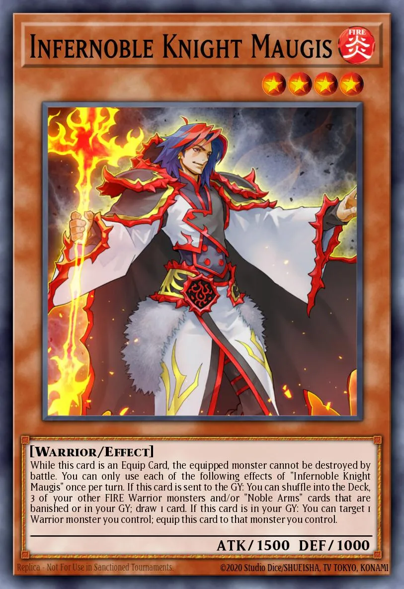 Infernoble Knight Maugis · Rise of the Duelist Premiere! promotional card 94730900/1