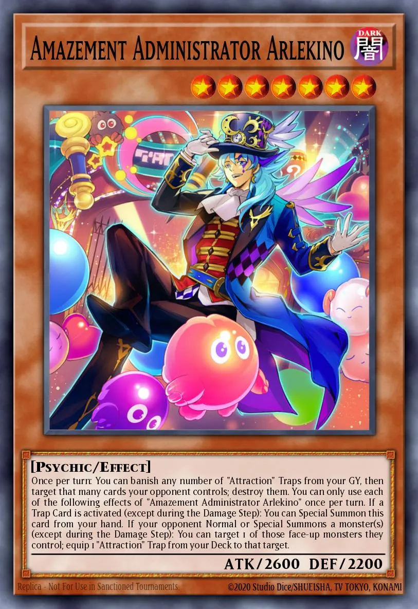 Amazement Administrator Arlekino · Lightning Overdrive Premiere! promotional card 94821366/1