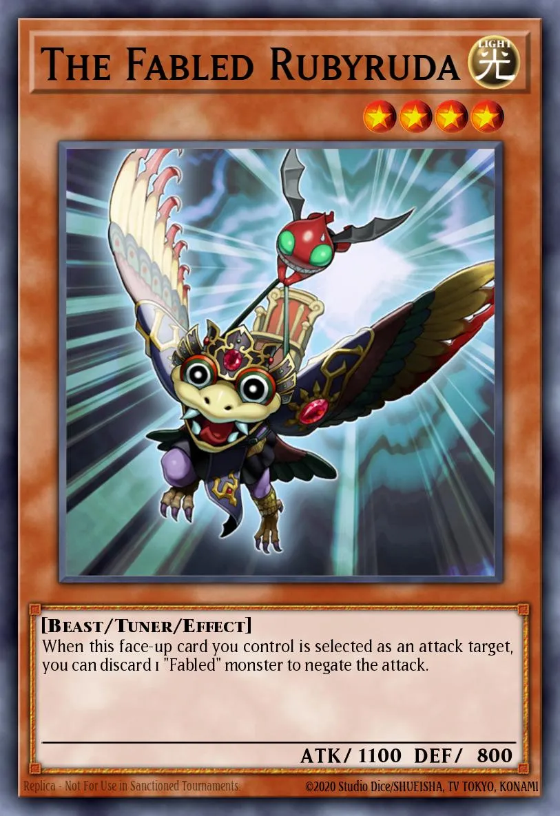 The Fabled Rubyruda · Starstrike Blast Sneak Peek Participation Card 94845226/1