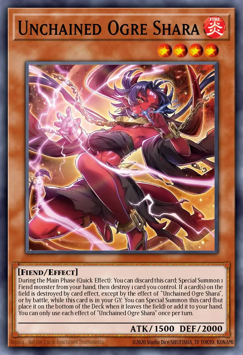Unchained Ogre Shara · Yu-Gi-Oh (No Set) 95136979