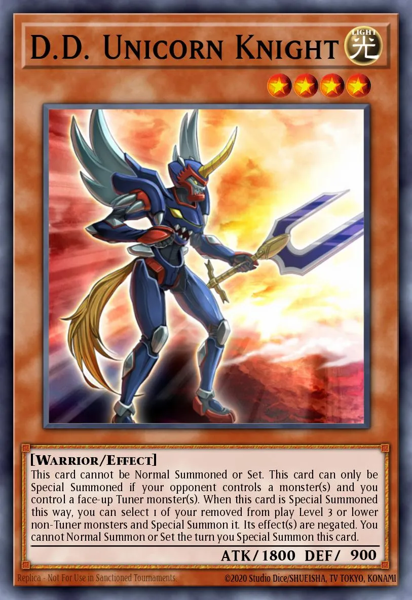 D.D. Unicorn Knight · Duelist Revolution: Special Edition 95291684/2