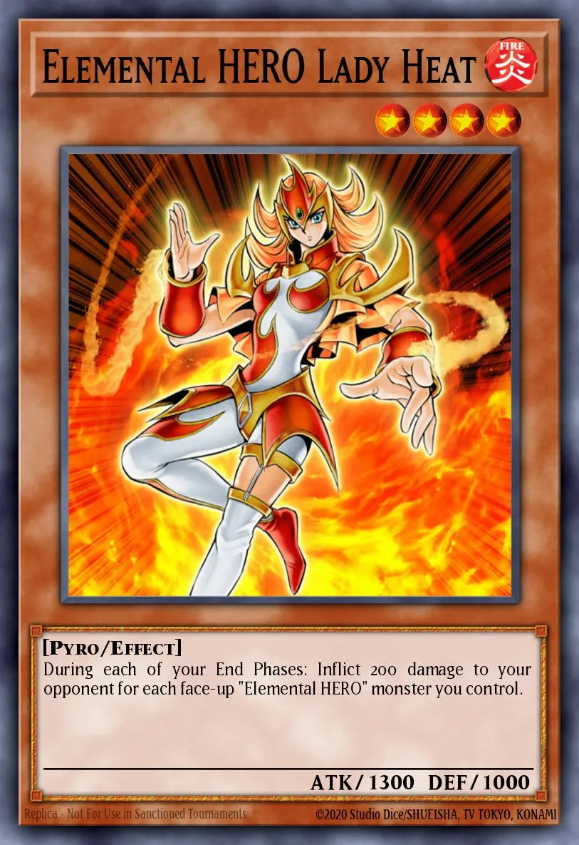 Elemental HERO Lady Heat · Premium Pack 2 (TCG) 95362816/20