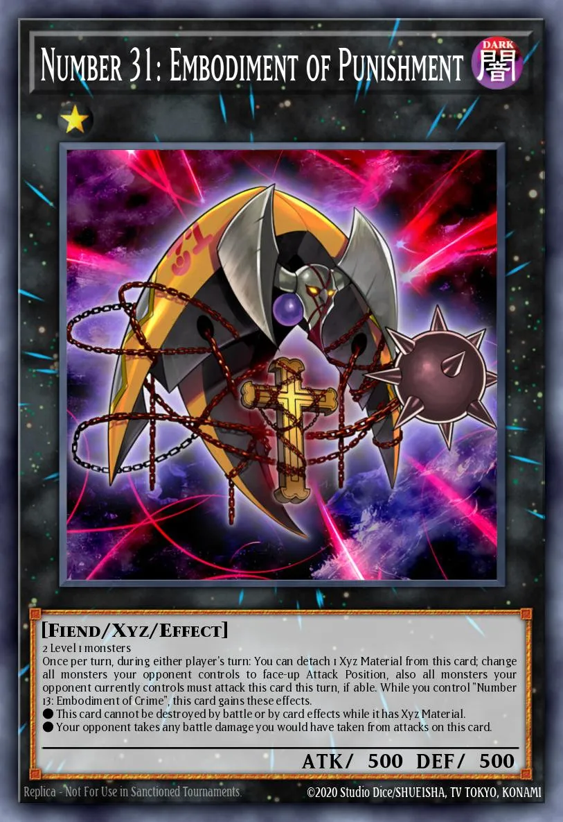 Number 31: Embodiment of Punishment · Premium Gold 95442074/90