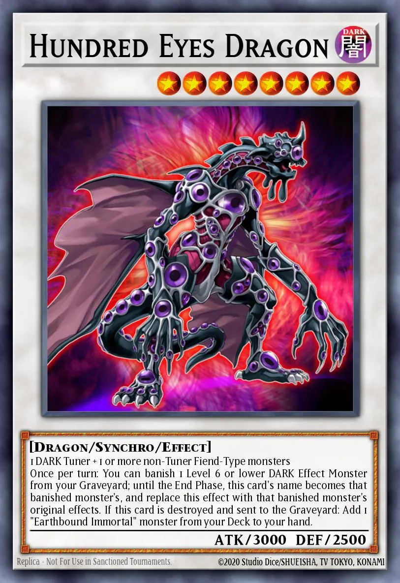 Hundred Eyes Dragon · Weekly Shonen Jump September 2013 membership promotional card 95453143/1