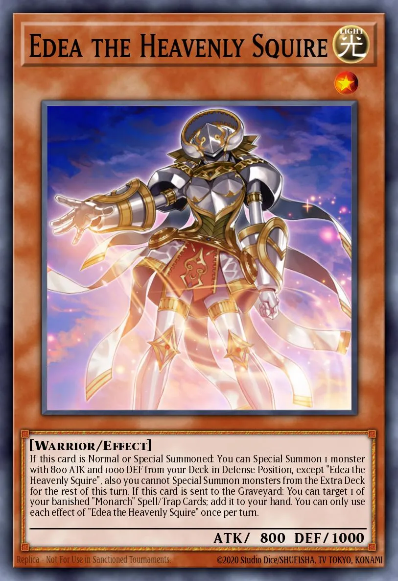 Edea the Heavenly Squire · Emperor of Darkness Structure Deck 95457011/41