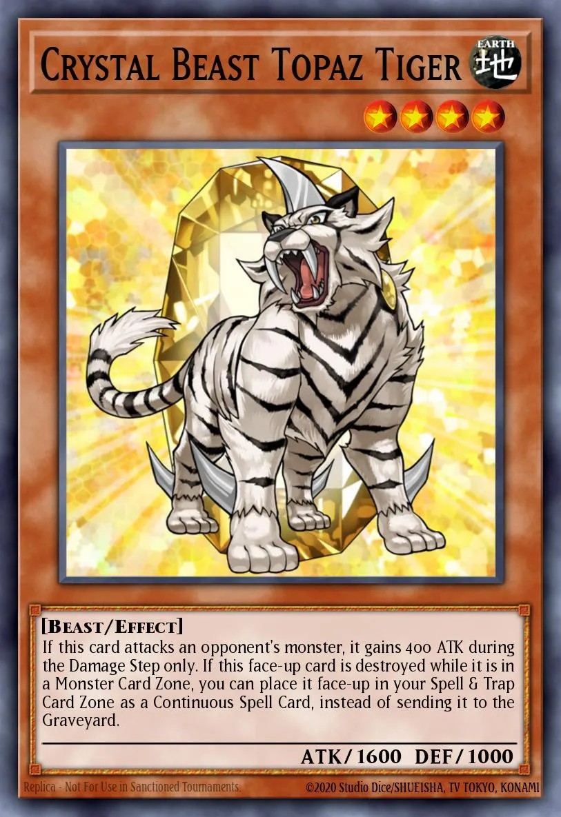Crystal Beast Topaz Tiger · Force of the Breaker: Special Edition 95600067/2