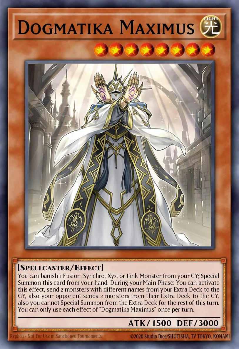 Dogmatika Maximus · Rise of the Duelist Premiere! promotional card 95679145/1