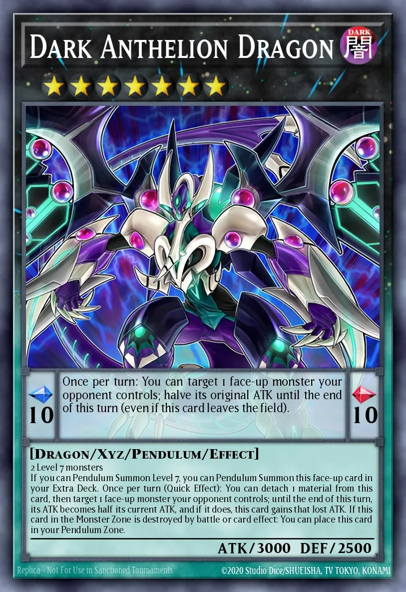 Dark Anthelion Dragon · Duel Overload 95685352/100