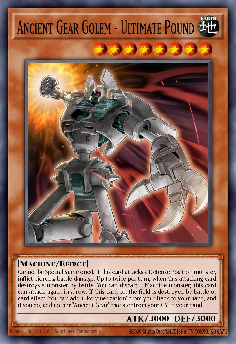 Ancient Gear Golem - Ultimate Pound · Code of the Duelist Special Edition 95735217/4