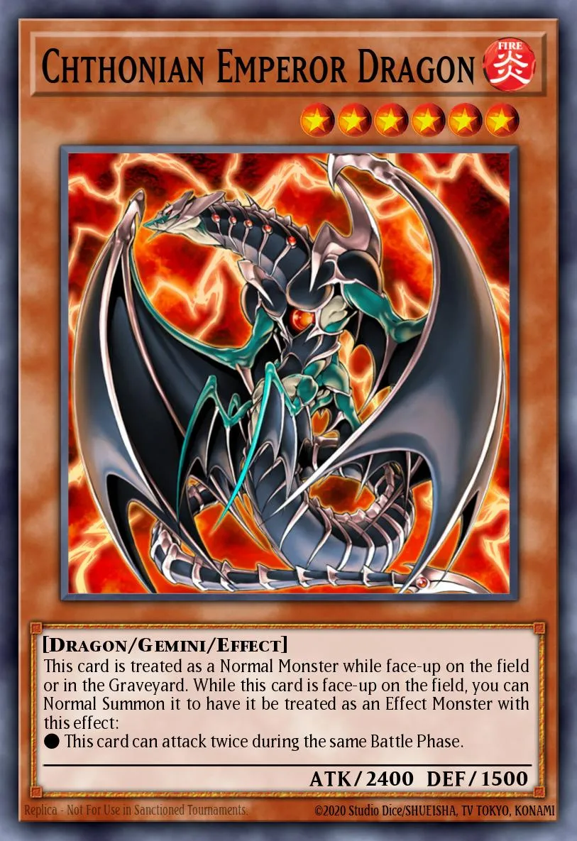 Chthonian Emperor Dragon · Tactical Evolution: Special Edition 95888876/2