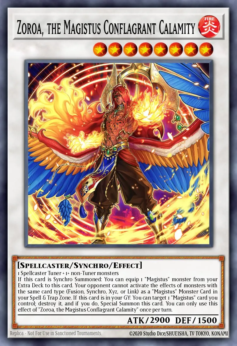 Zoroa, the Magistus Conflagrant Calamity · Burst of Destiny 95911373/101