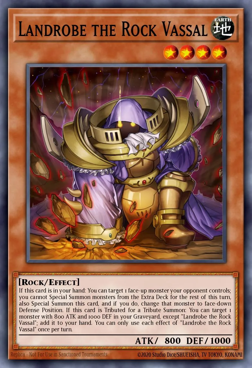 Landrobe the Rock Vassal · Emperor of Darkness Structure Deck 95993388/41