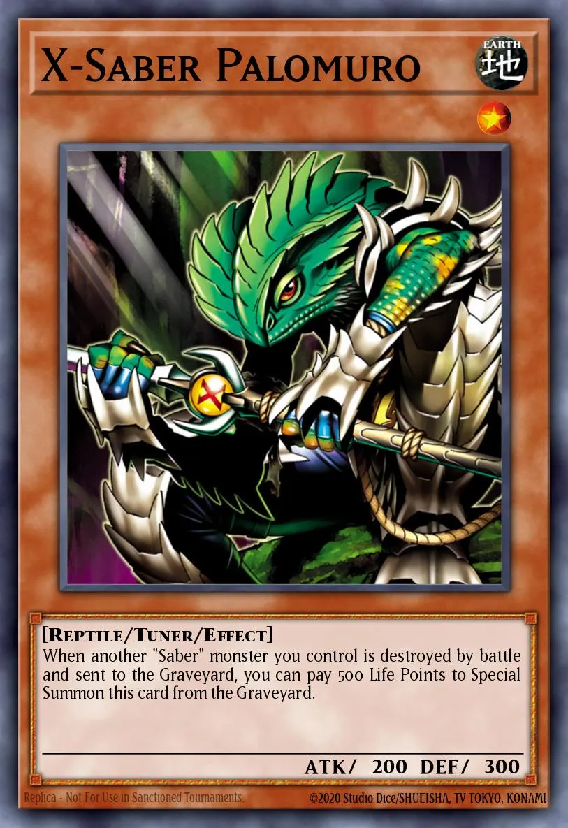 X-Saber Palomuro · Duel Terminal 1 96099959/100
