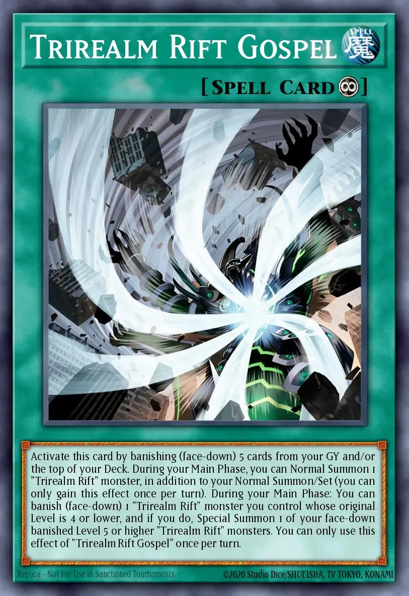 Trirealm Rift Gospel · Yu-Gi-Oh (No Set) 96205925