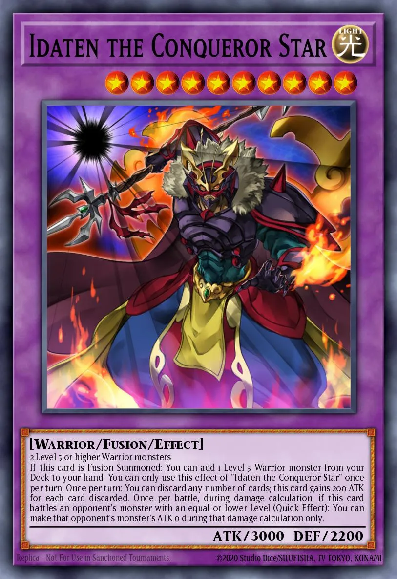 Idaten the Conqueror Star · Battles of Legend: Relentless Revenge 96220350/105