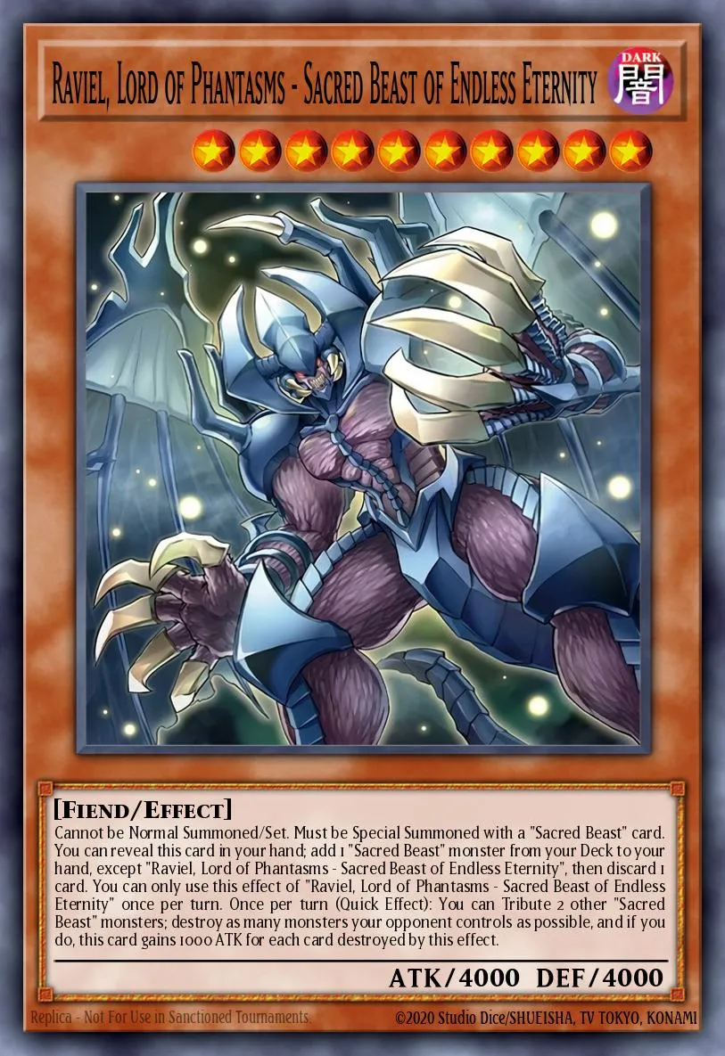 Raviel, Lord of Phantasms - Sacred Beast of Endless Eternity · Yu-Gi-Oh (No Set) 96345184