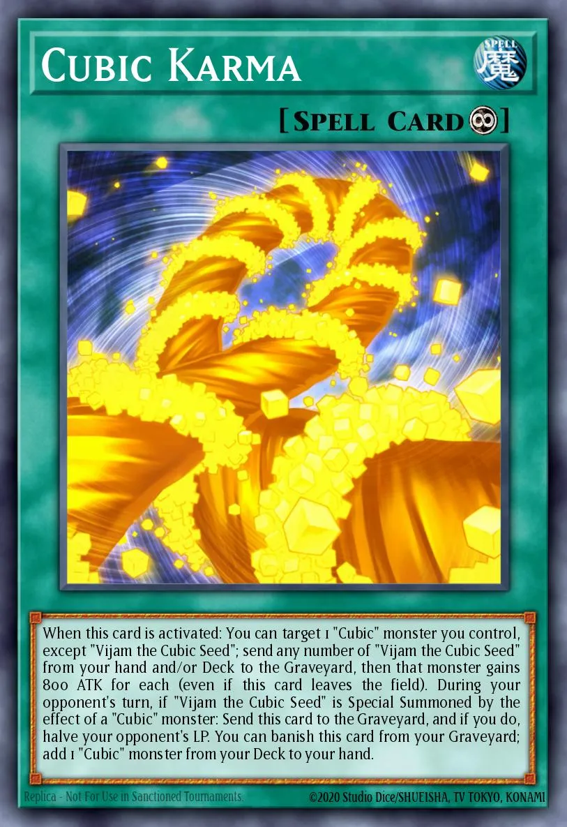 Cubic Karma · Yu-Gi-Oh! The Dark Side of Dimensions Movie Pack: Gold Edition 9659580/61