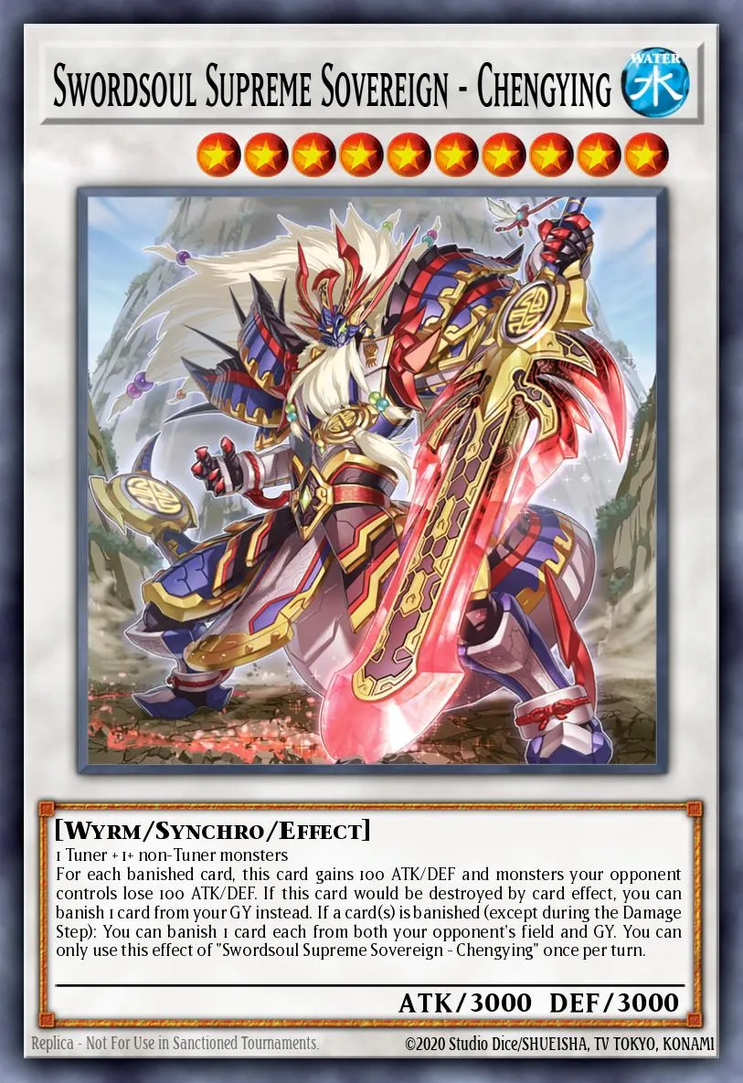 Swordsoul Supreme Sovereign - Chengying · Burst of Destiny 96633955/101