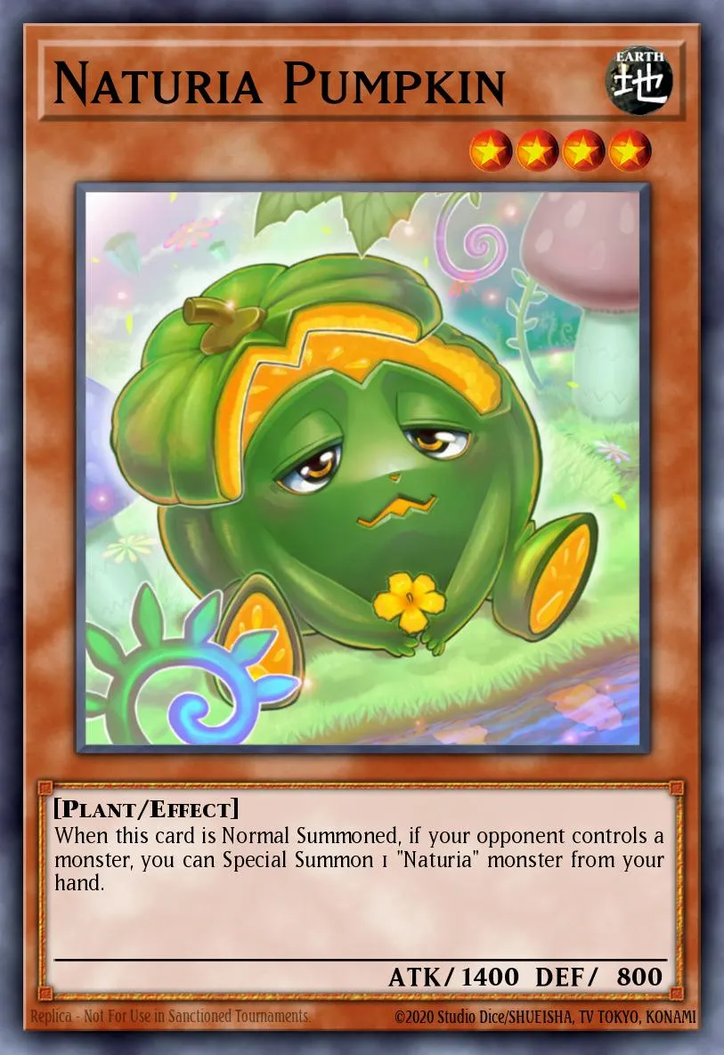 Naturia Pumpkin · Starstrike Blast Sneak Peek Participation Card 96653775/1